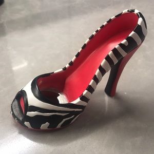 Pier 1 red bottom high heel bottle opener